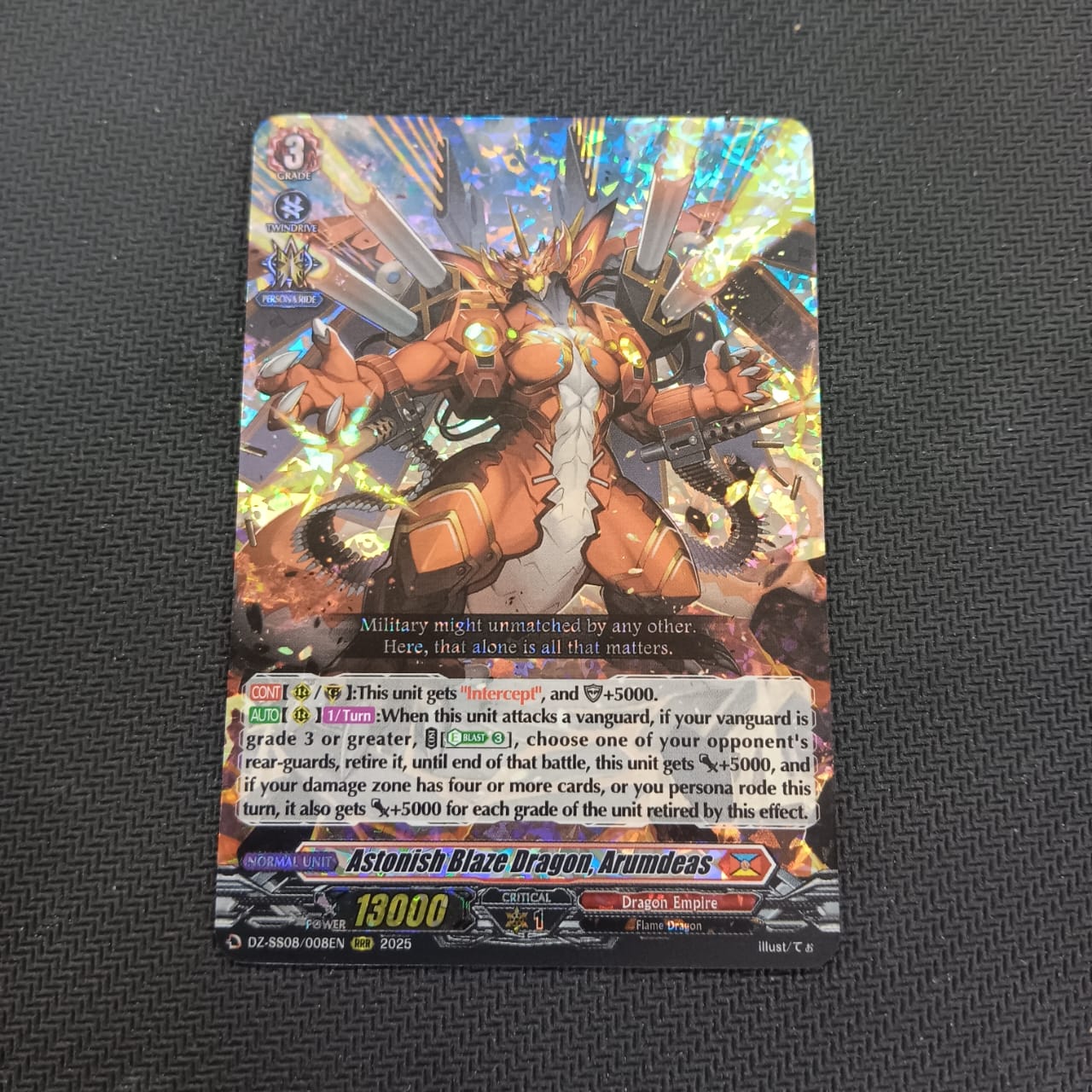 Astonish Blaze Dragon, Arumdeas DZ-SS08/008 EN (RRR) Photo 1